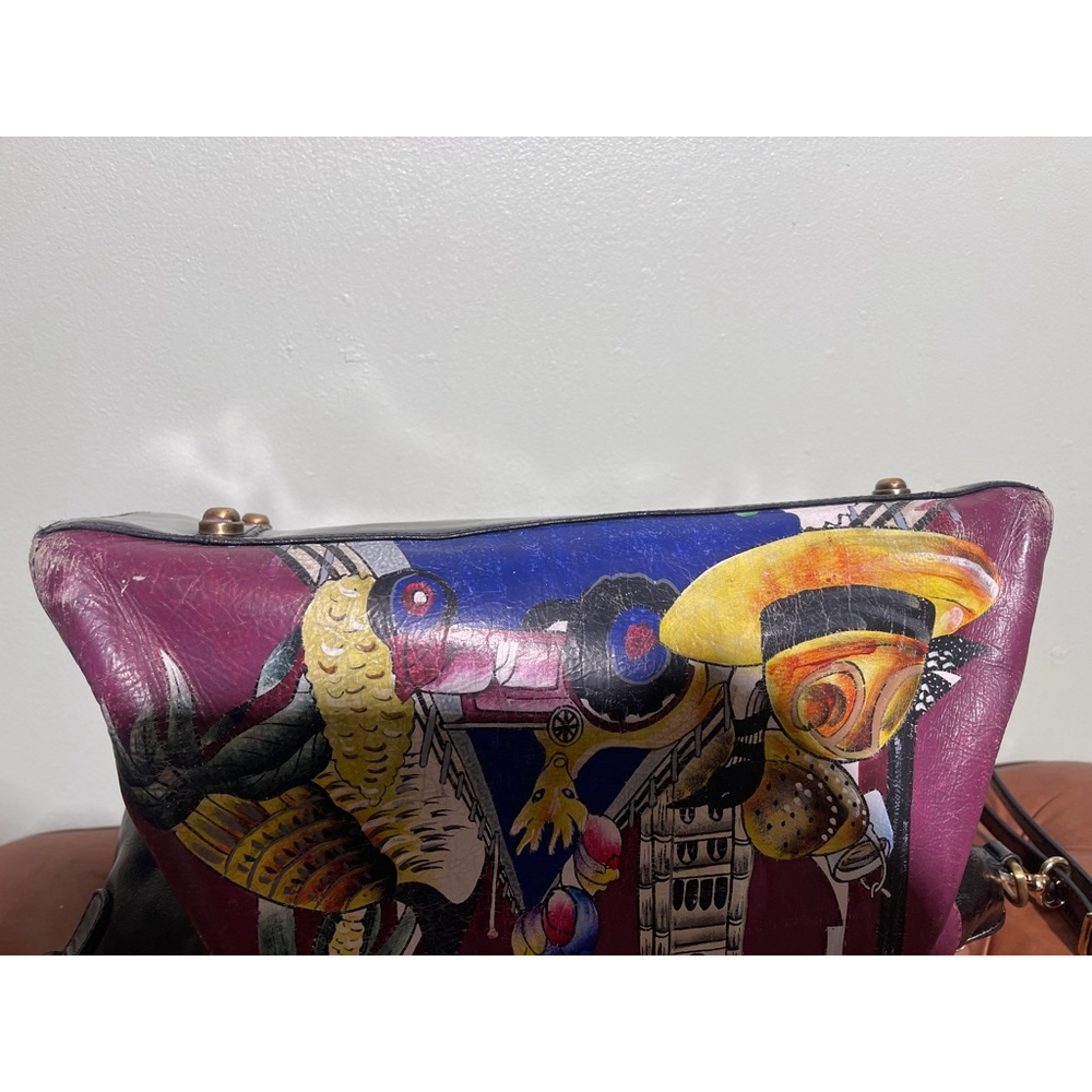 Women's Artistic Hand Painted Expressions by Sharif Tote Bag - Picture 9 of 15